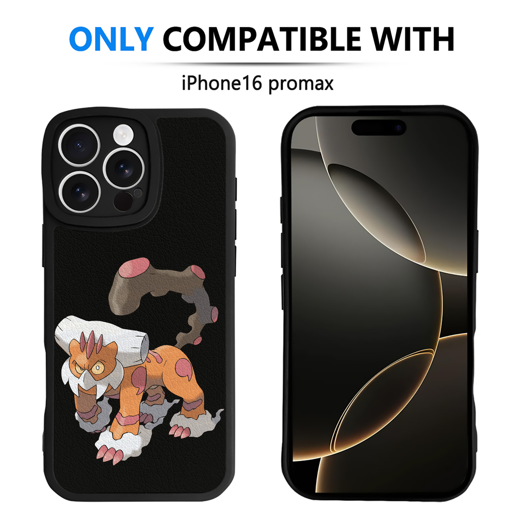 （画像用） ポケットモンスター Pokémon 【iPhone 16シリーズ対応】シリコンスマホケース（レザー調） 材質：シリコン